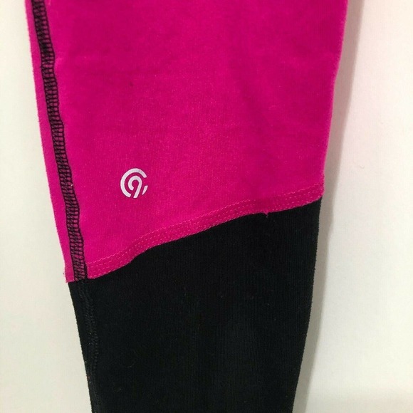 C9 Champion Size Large 10-12 High Waist Black White Geometric Leggings - Picture 3 of 12